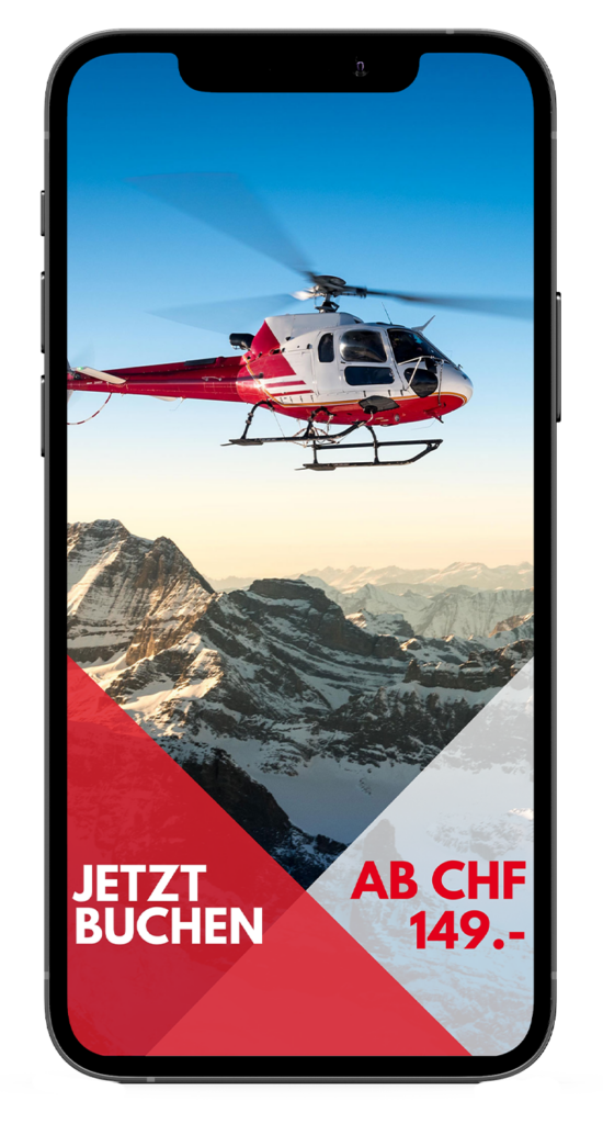 Social Media Kampagne Helikopterflug - Mockup vonMedia KLG